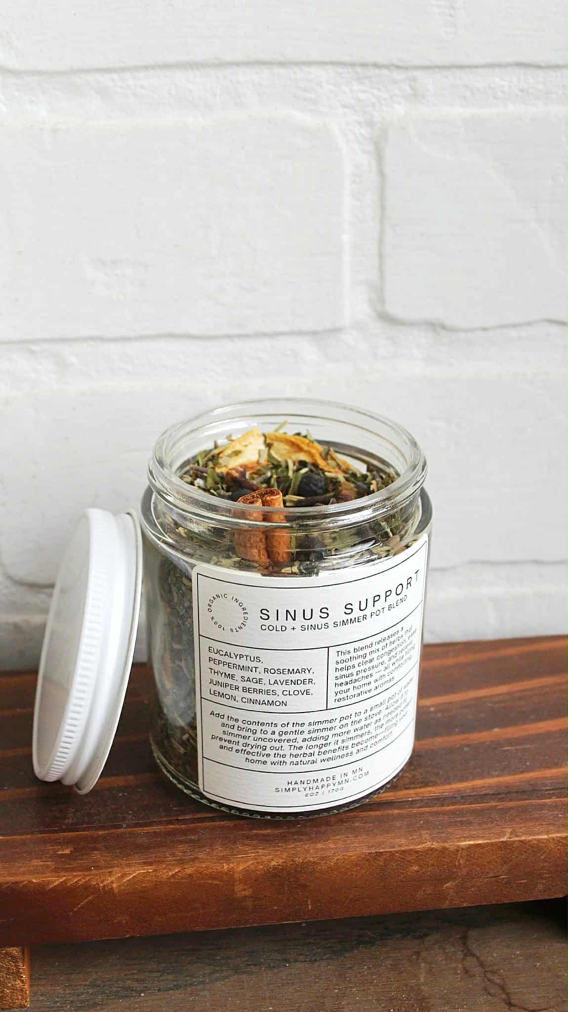Sinus Support | Cold + Sinus Simmer Pot Blend