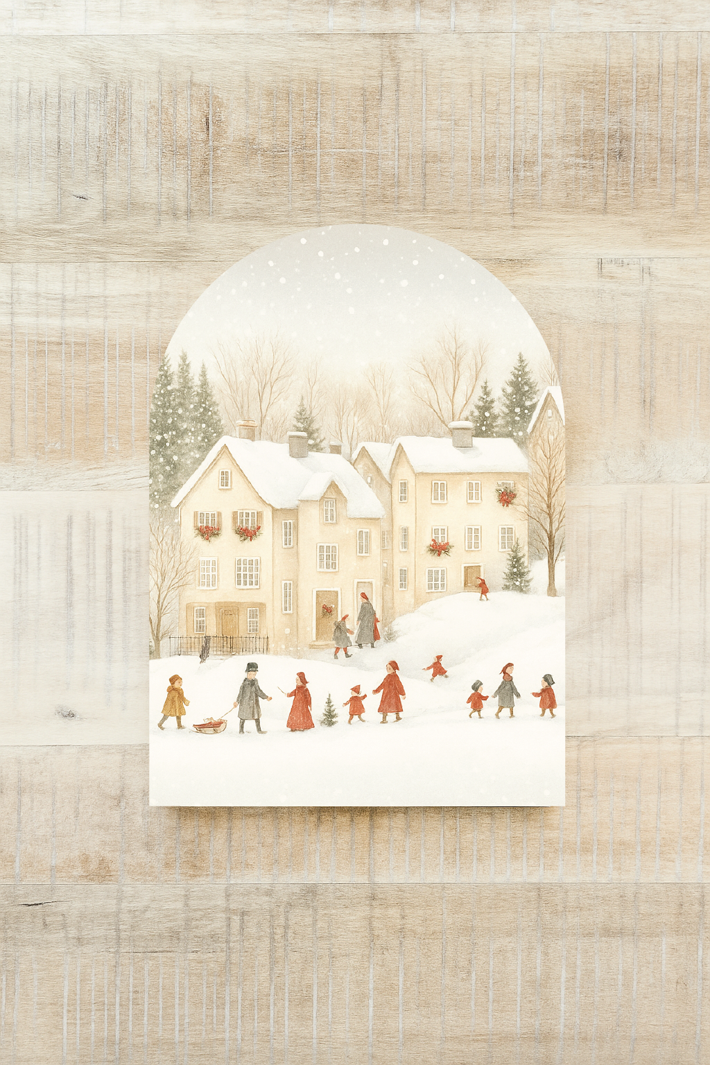 Winter Houses, Arch | Christmas 2025: 11x15"
