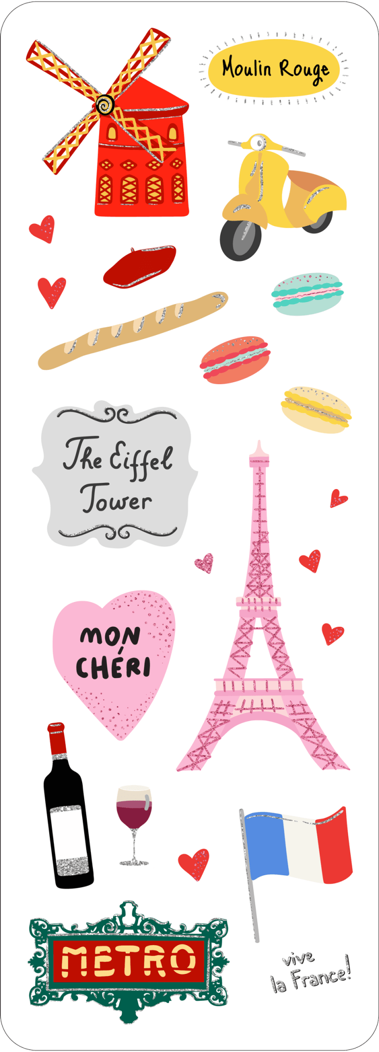Paris Sticker Set - Market 12
