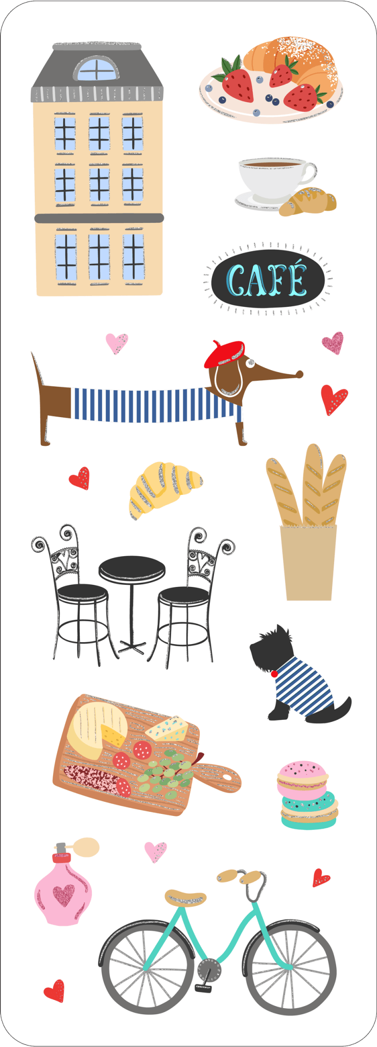 Paris Sticker Set - Market 12