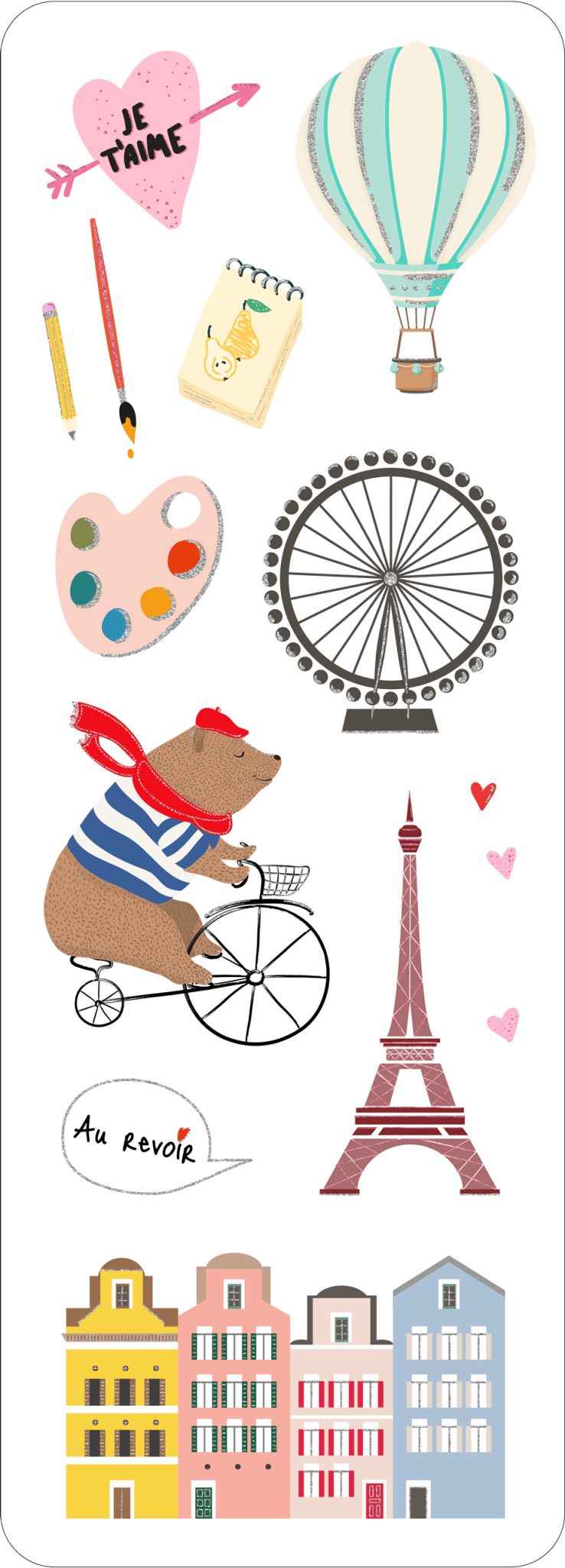 Paris Sticker Set - Market 12