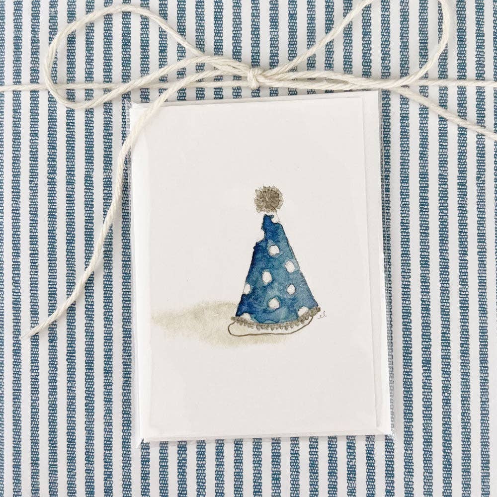 Party hat mini notecard - Market 12