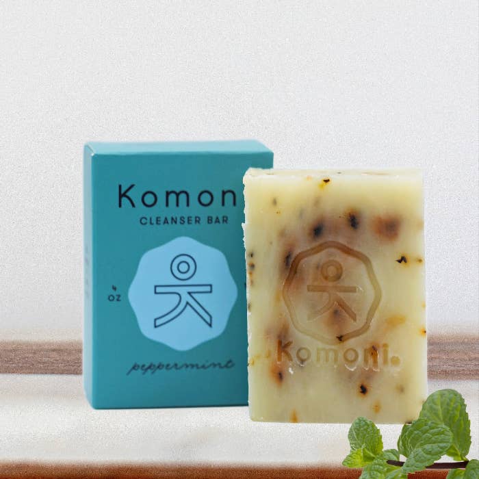 Peppermint FACE & BODY CLEANSER BAR (VEGAN) - Market 12