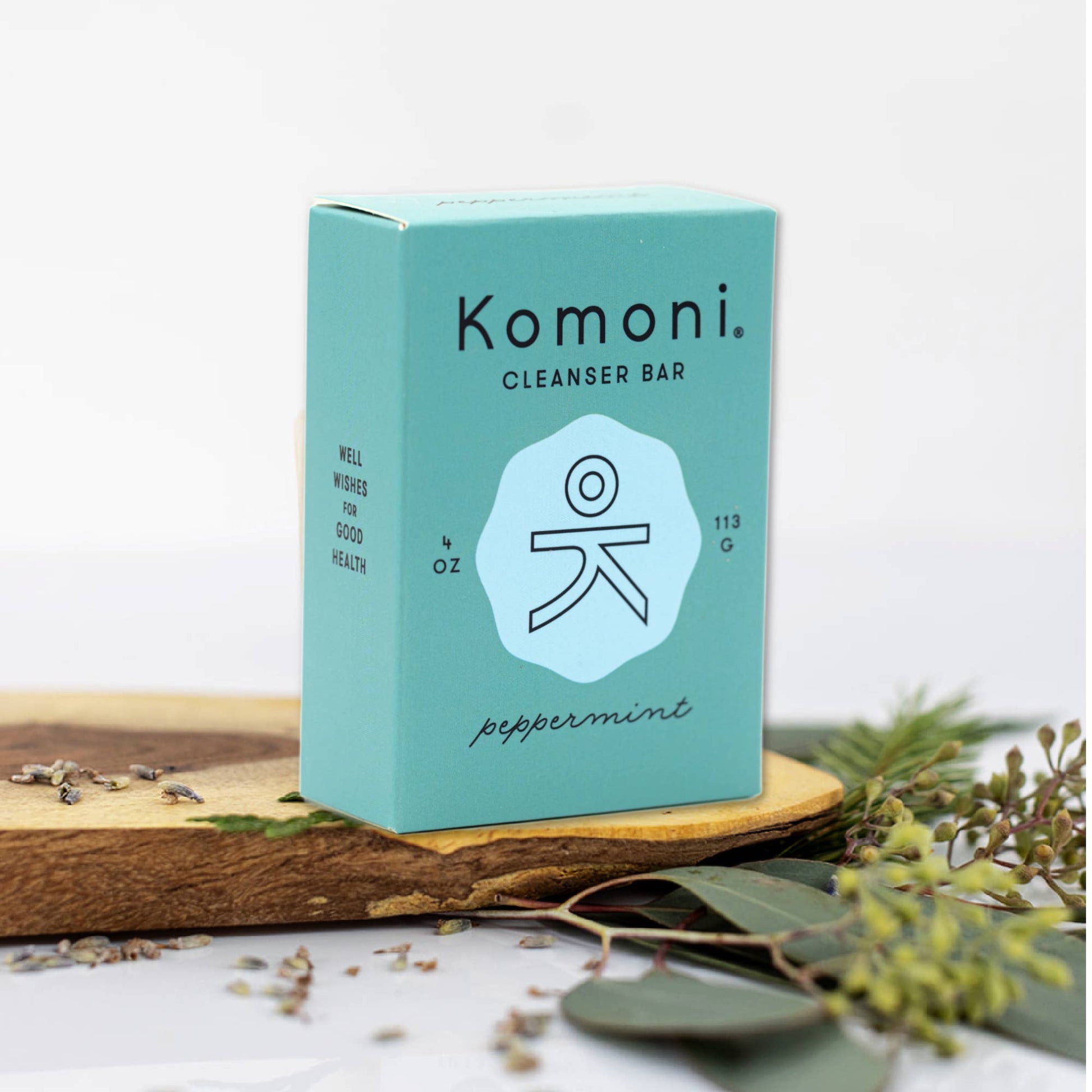 Peppermint FACE & BODY CLEANSER BAR (VEGAN) - Market 12