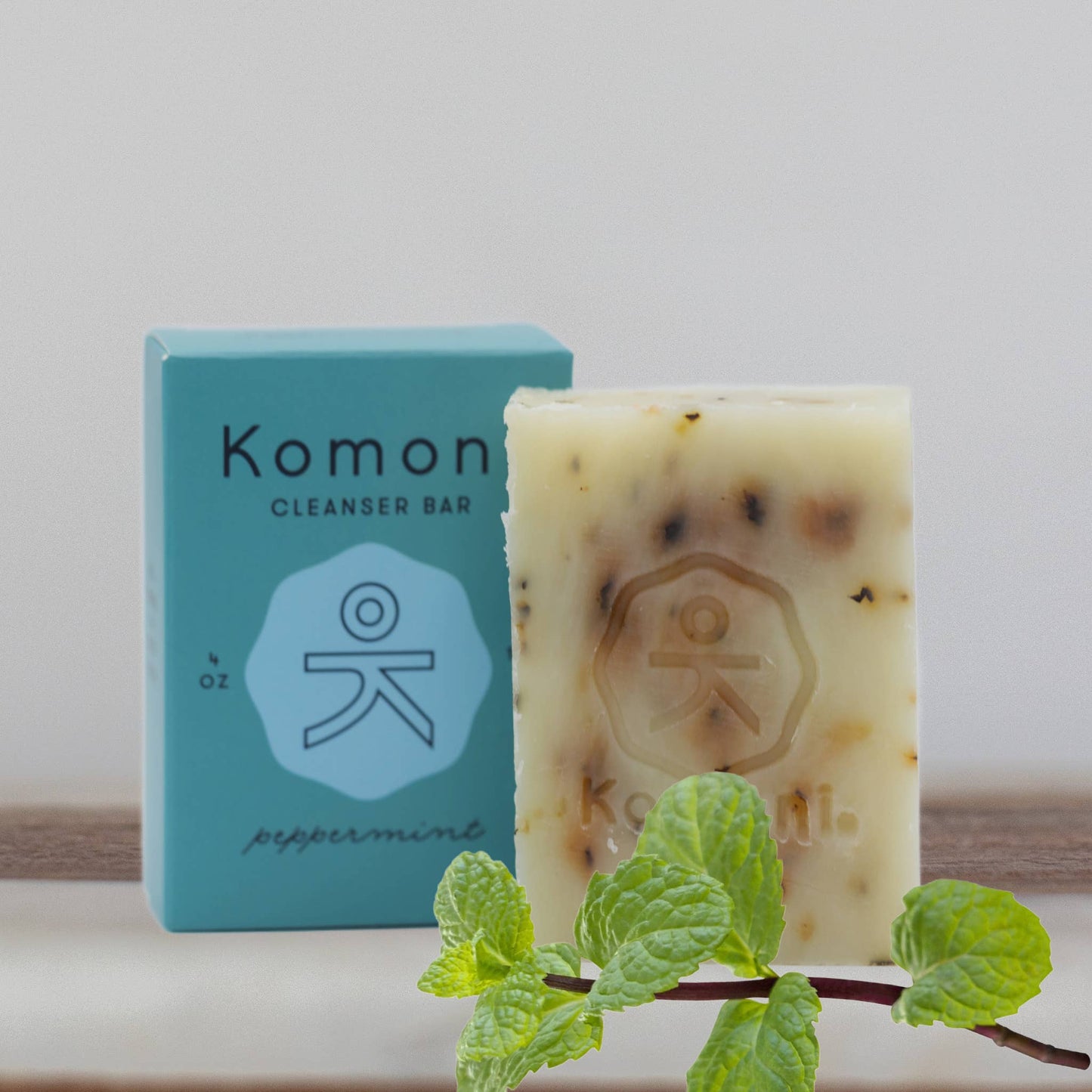 Peppermint FACE & BODY CLEANSER BAR (VEGAN) - Market 12