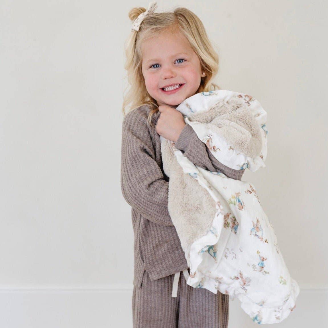 PETER RABBIT™ BAMBOO RAYON MUSLIN/LUSH MINI BLANKETS: Boy - Market 12