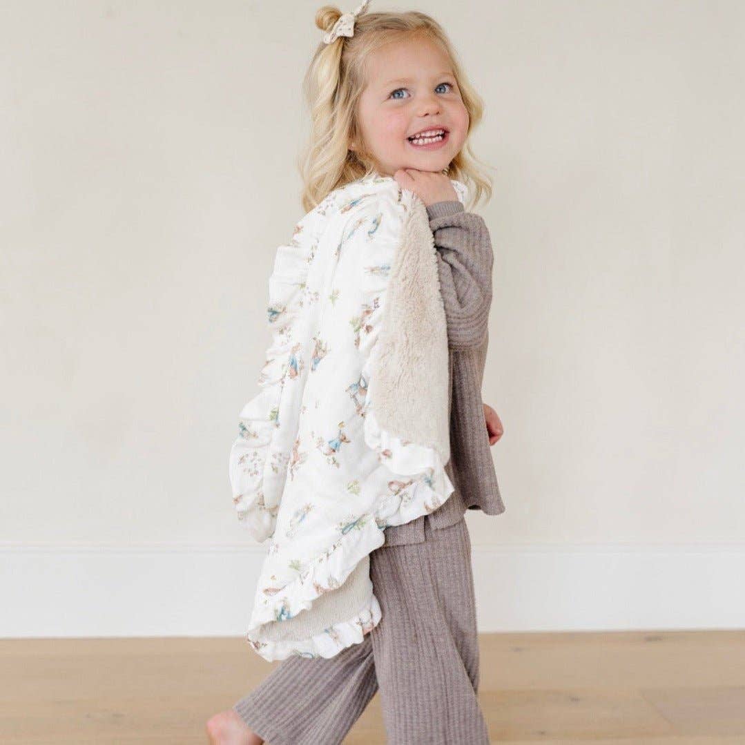 PETER RABBIT™ BAMBOO RAYON MUSLIN/LUSH MINI BLANKETS: Boy - Market 12