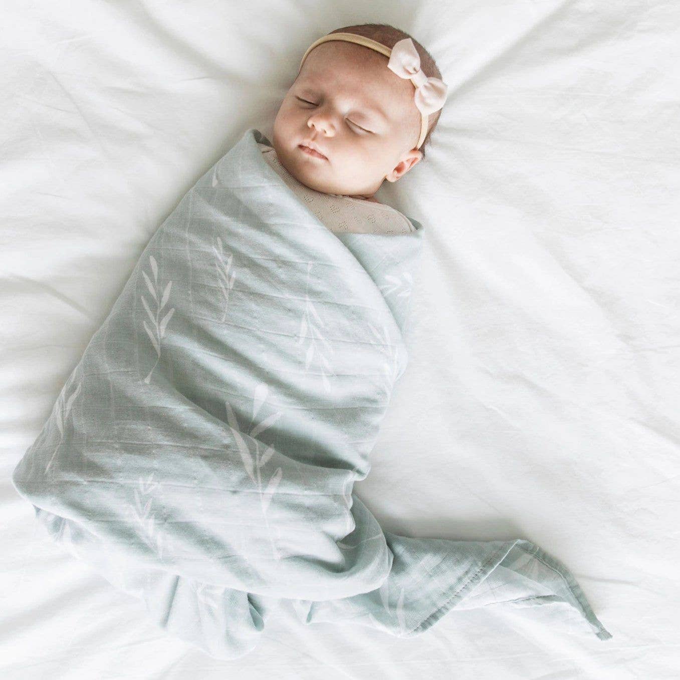 Pine COTTON MUSLIN 2 PACK SWADDLES - Market 12