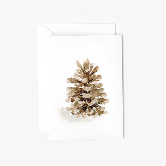 Pinecone mini notecard - Market 12