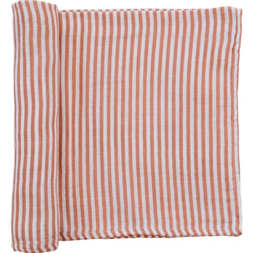 Pink Stripes Muslin Swaddle Blanket - Market 12
