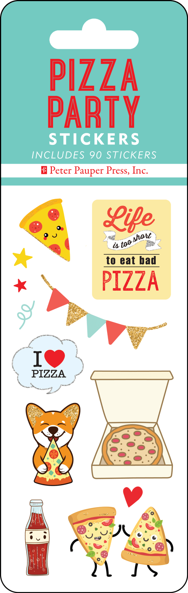 Pizza Party Sticker Set - Market 12