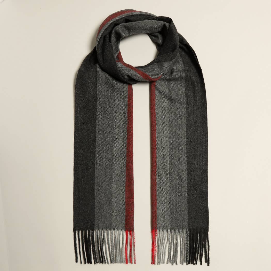 Plaid Herringbone Lightweight Cashmere Feel Scarf : 04 - 06, One size - Market 12