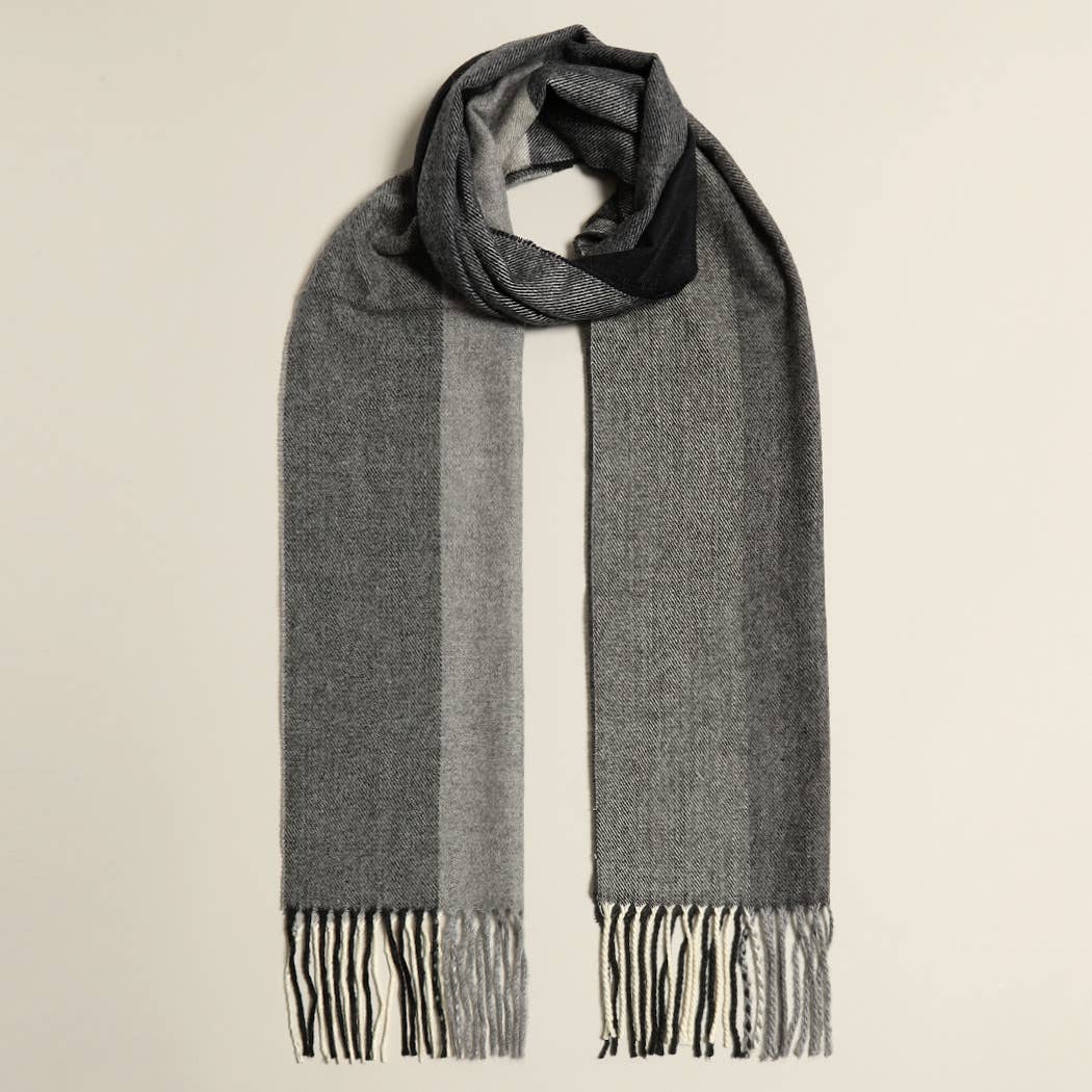 Plaid Herringbone Lightweight Cashmere Feel Scarf : 04 - 06, One size - Market 12