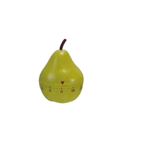 Plastic Pear Shaped 60 Minute Twist Timer, Green - Market 12