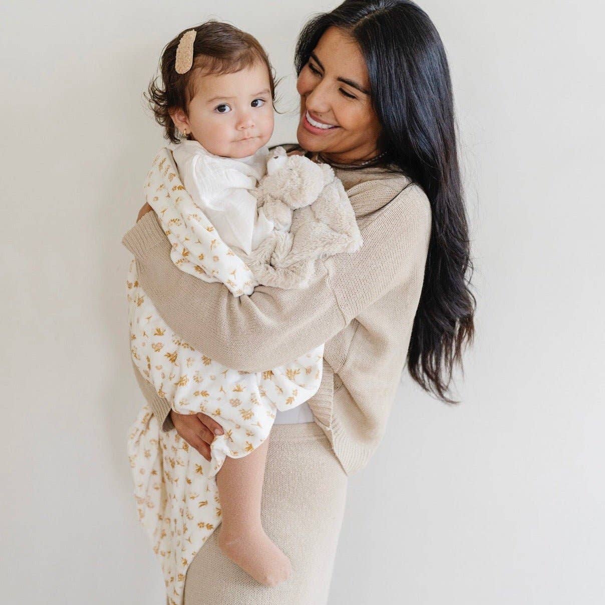 Posy MINKY STRETCH RECEIVING BLANKETS - Market 12