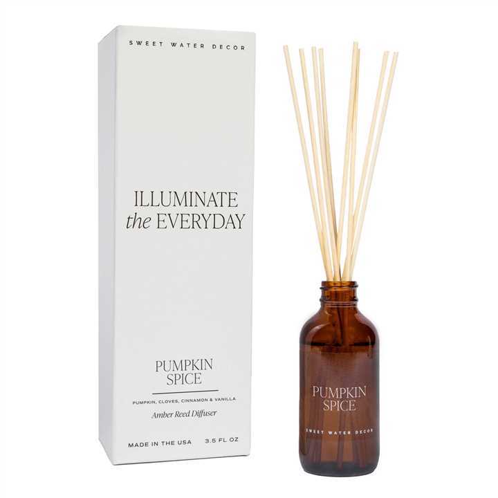 Pumpkin Spice Amber Reed Diffuser - Market 12