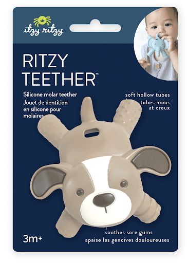 Puppy Ritzy Baby Molar Teether: Puppy - Market 12