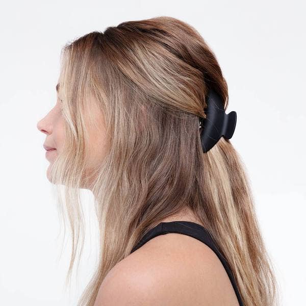 Recycled Plastic Medium Claw Clips 2pc - Black & Tort - Market 12