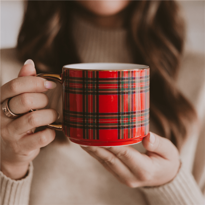 Red Plaid Coffee Mug - Market 12