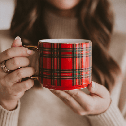Red Plaid Coffee Mug - Market 12