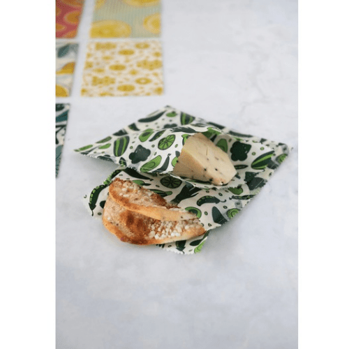 Reusable Fabric Food Bags S/2 10"H & 8 - 3/4"H - Market 12