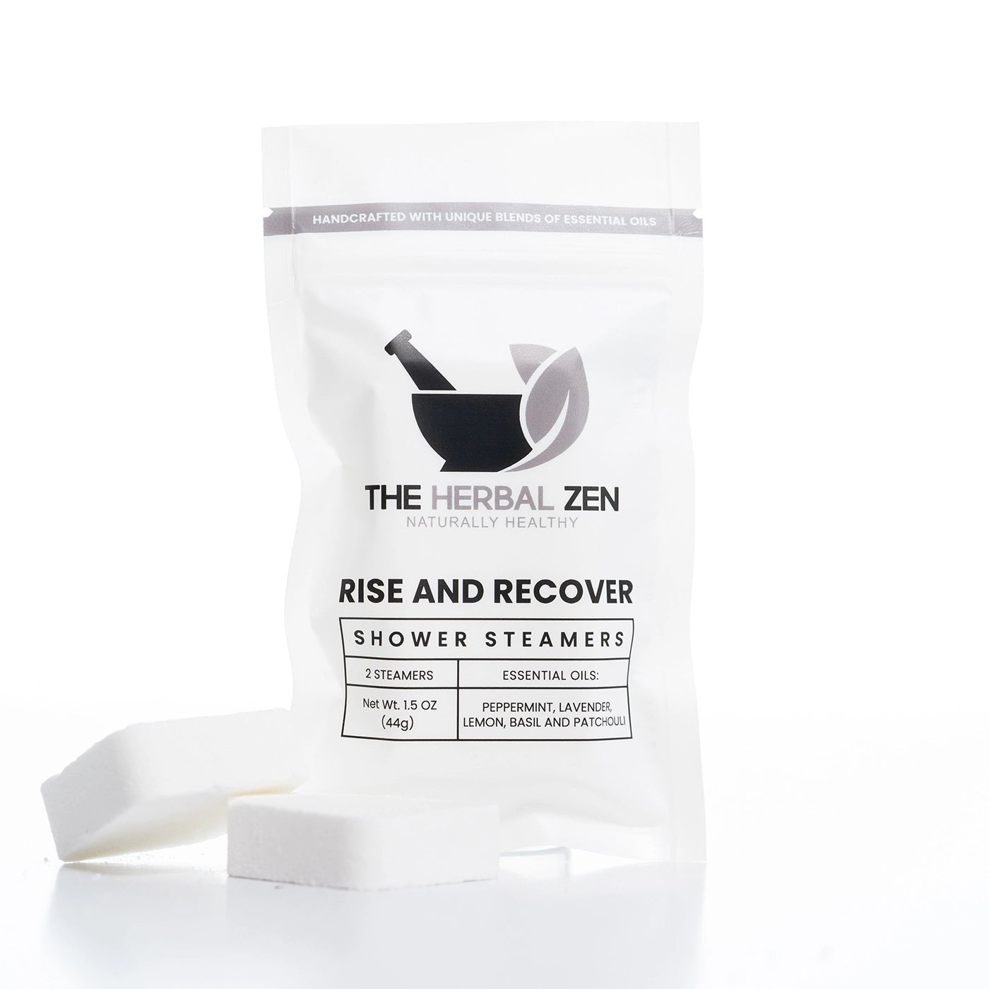 Rise and Recover Shower Steamer | Peppermint+Lavender+Lemon+Basil+Patchouli - Market 12