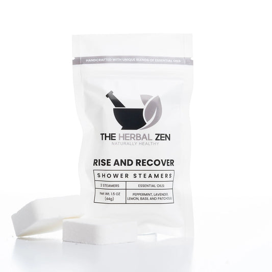 Rise and Recover Shower Steamer | Peppermint+Lavender+Lemon+Basil+Patchouli - Market 12