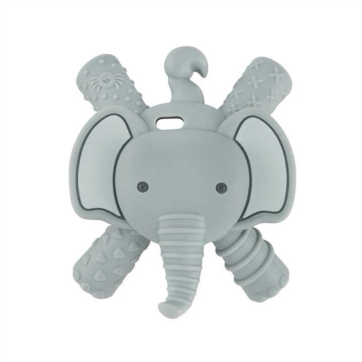 Ritzy Teether Baby Molar Teether: Elephant - Market 12