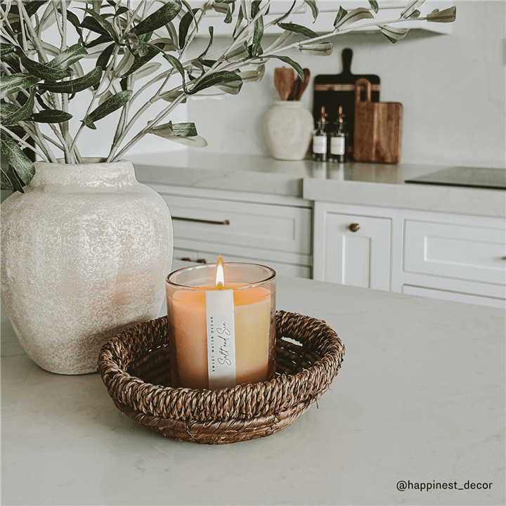 Salt and Sea 12 oz Tinted Candle - Sweet Water Decor - Market 12