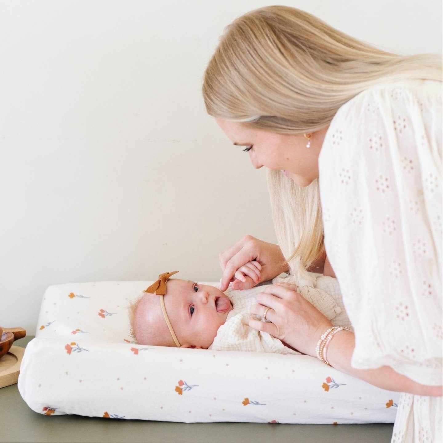 Saranoni Minky Stretch Changing Cover Sheet - Market 12