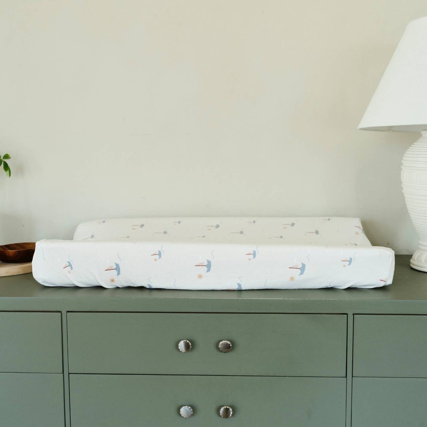 Saranoni Minky Stretch Changing Cover Sheet - Market 12