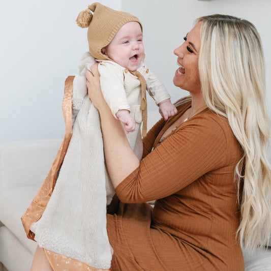 SATIN BORDER RECEIVING BLANKETS: Sun and Sea - Market 12