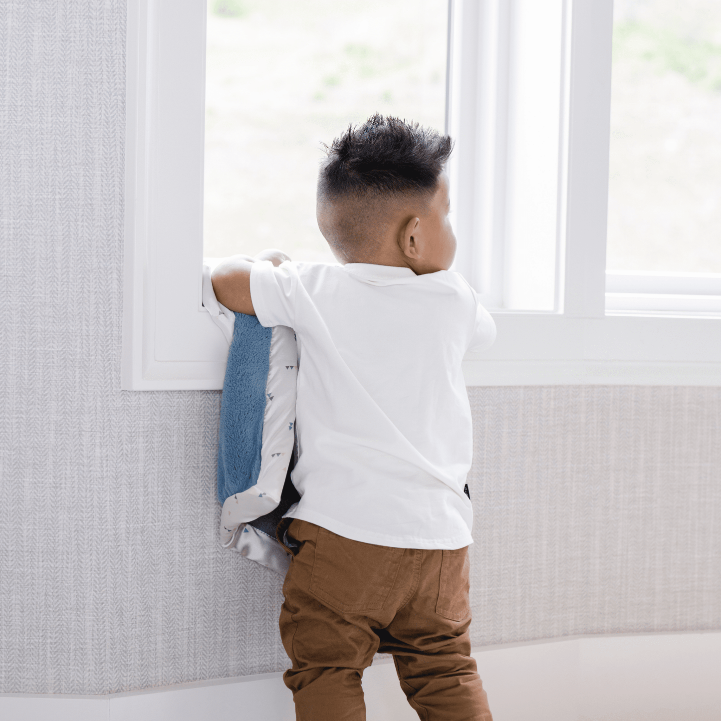 Sea Glass Luxury Satin Border Mini Blanket - Market 12