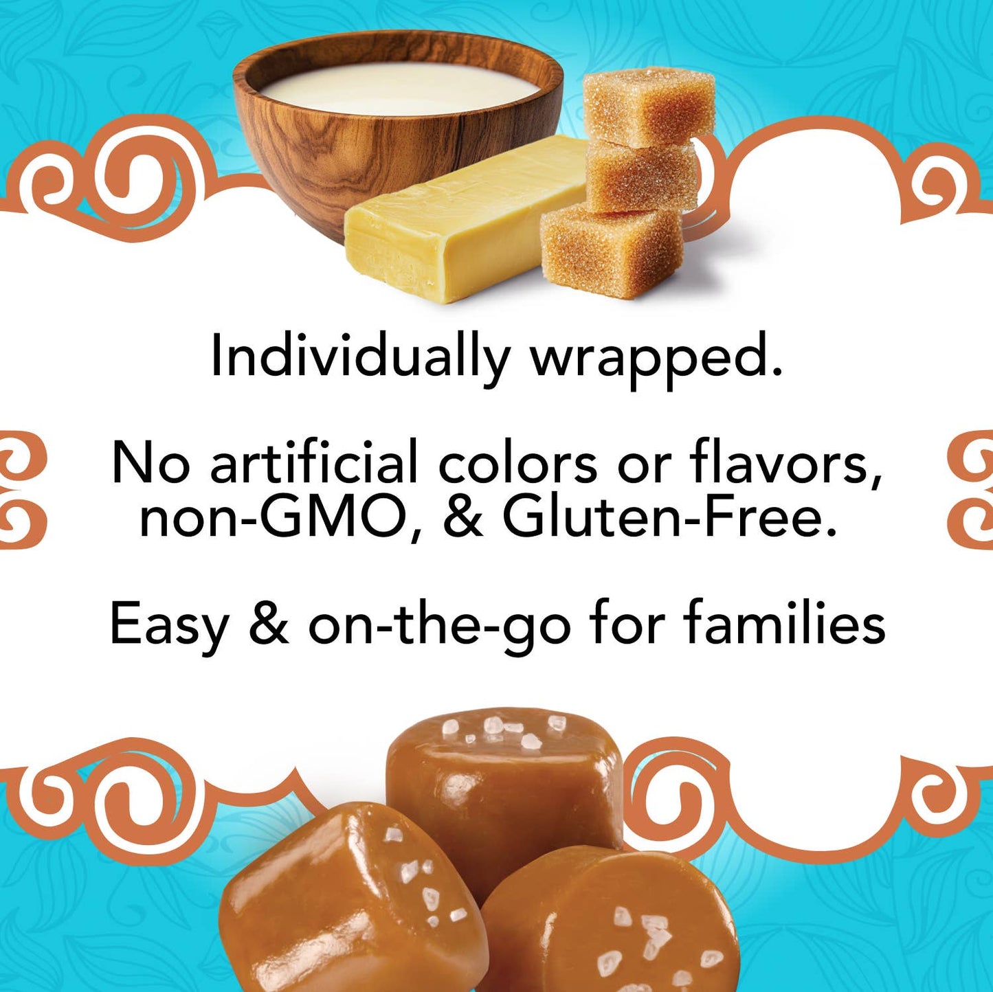 Sea Salt Caramel Candy - Gluten Free, Non - GMO - Market 12