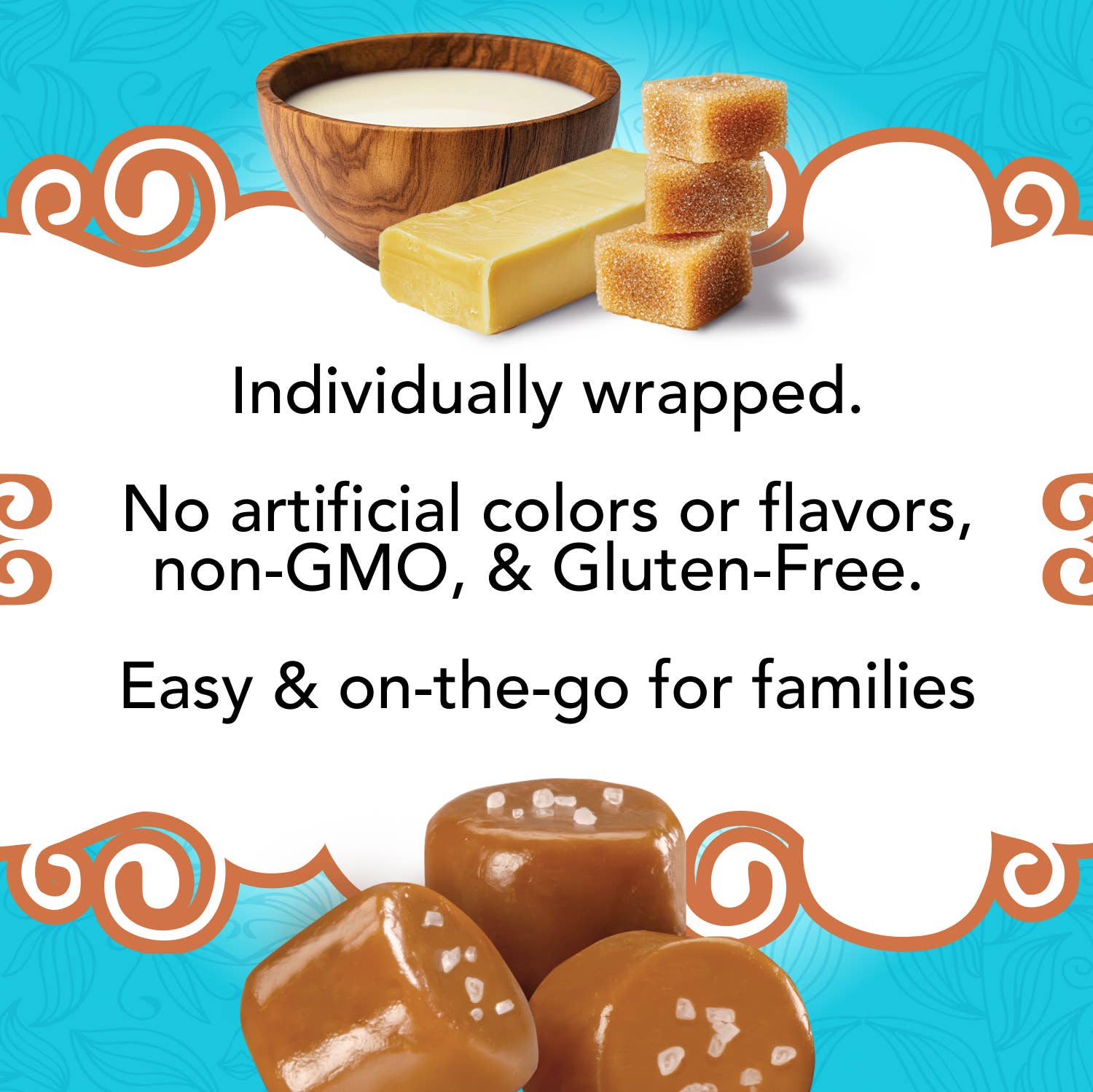 Sea Salt Caramel Candy - Gluten Free, Non - GMO - Market 12