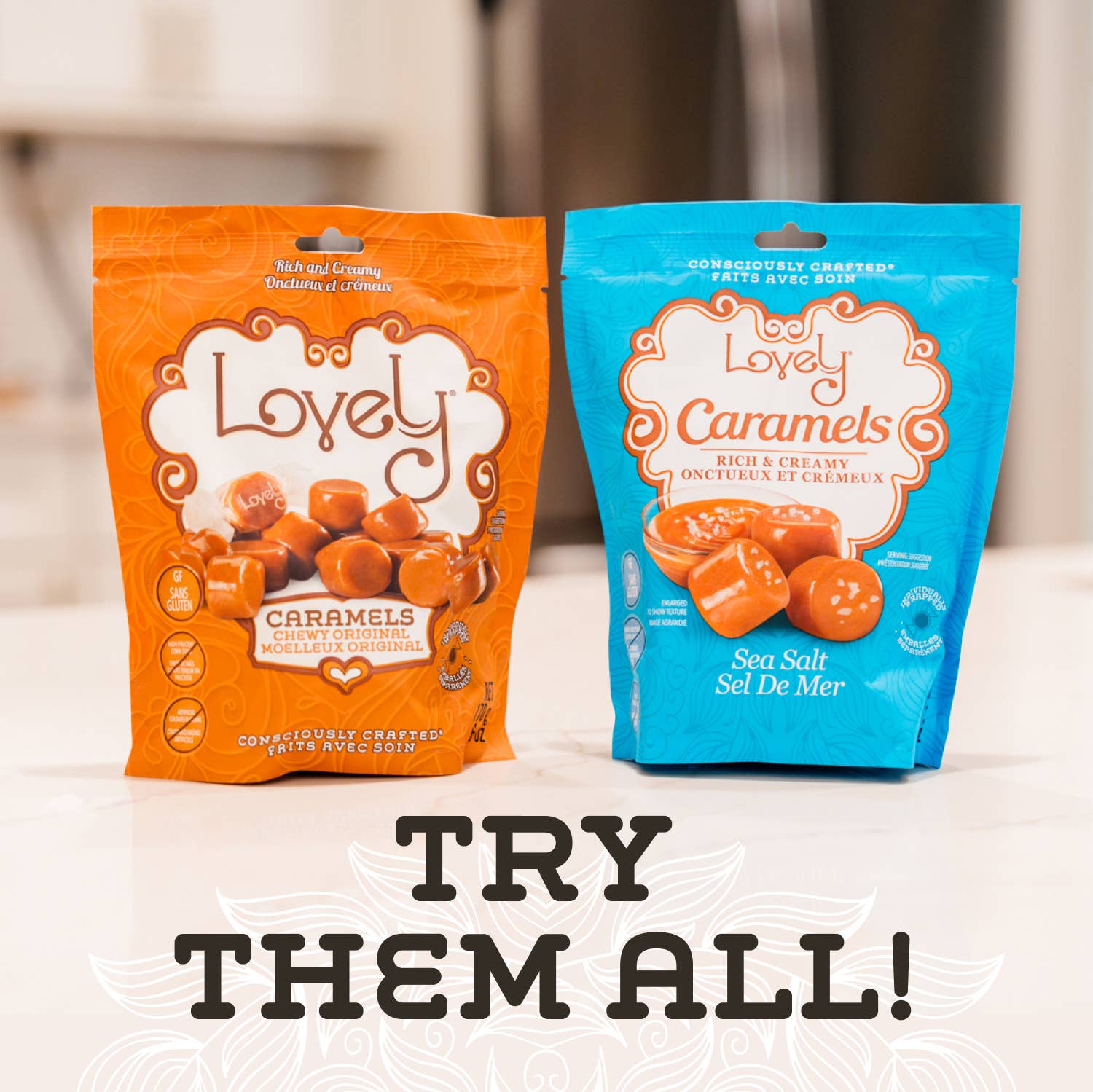 Sea Salt Caramel Candy - Gluten Free, Non - GMO - Market 12