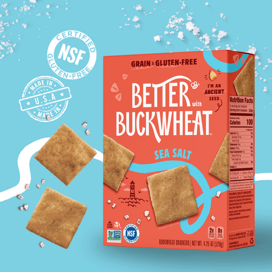 Sea Salt Crackers | Gluten - Free | Artisanal | Charcuterie - Market 12