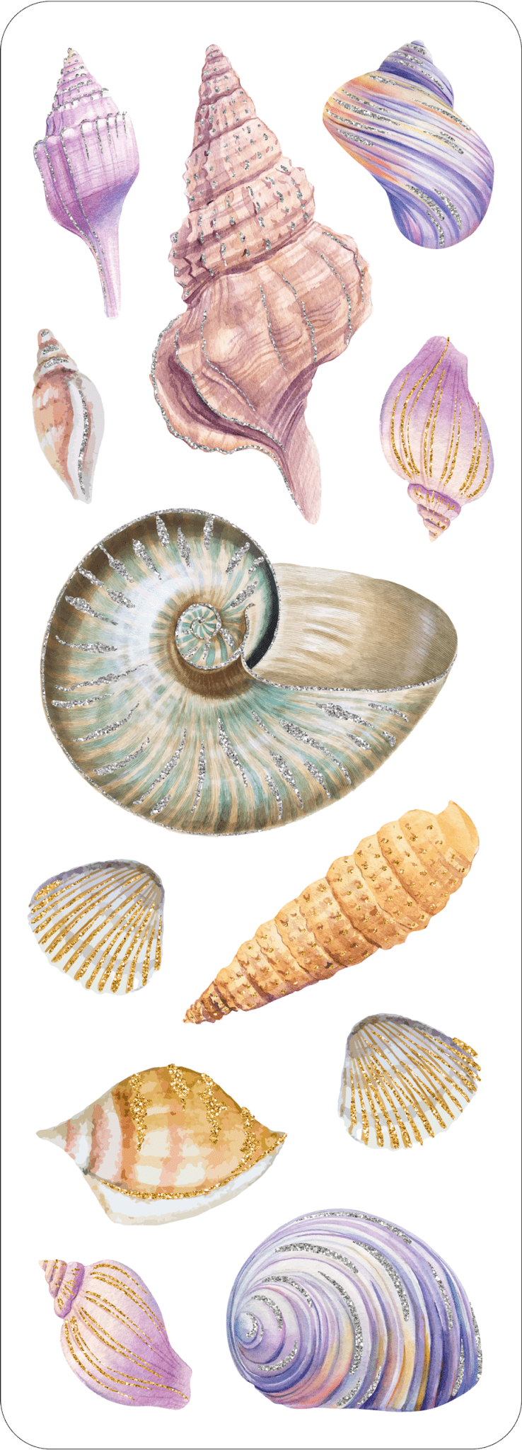 Seashells Sticker Set - Market 12