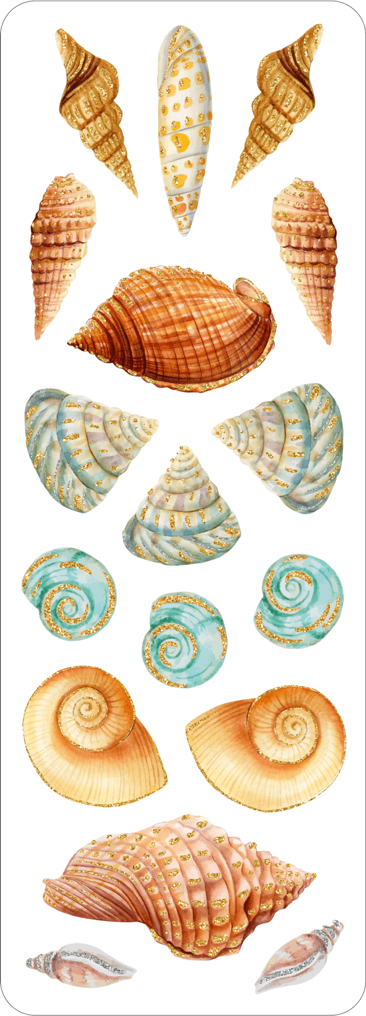 Seashells Sticker Set - Market 12