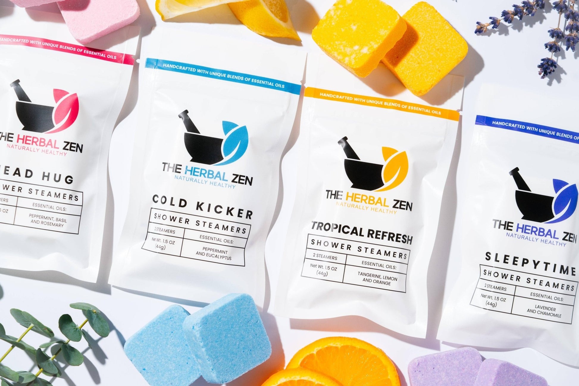 Shower Steamer Favors | Handmade in the USA: Stress Fighter | Lavender+Lemon - Market 12