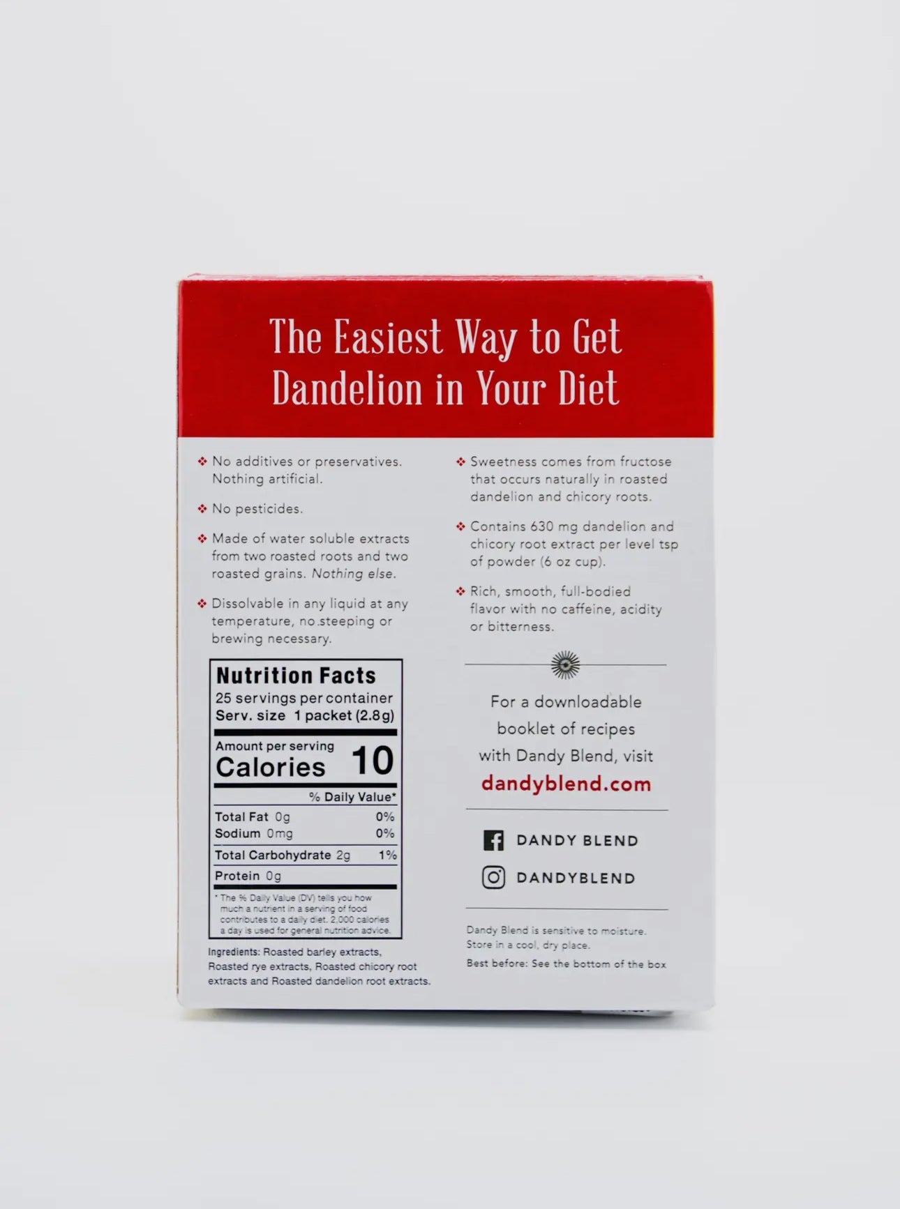 Single Serve Packs Dandy Blend Herbal Beverage - Market 12