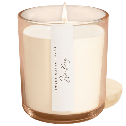 Spa Day 12 oz Tinted Candle - Sweet Water Decor - Market 12
