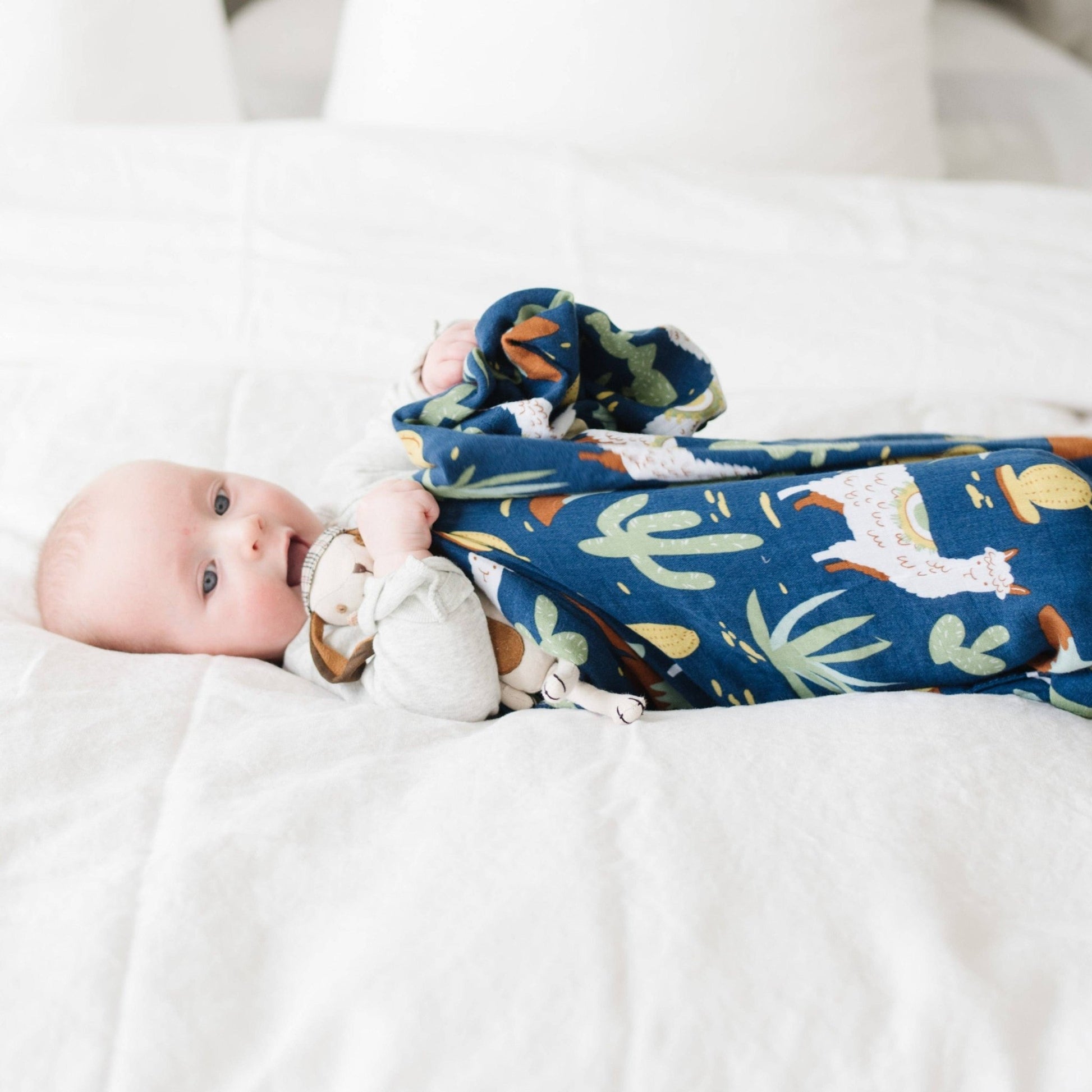 Starry Night BAMBOO RAYON MUSLIN SWADDLES: - Market 12