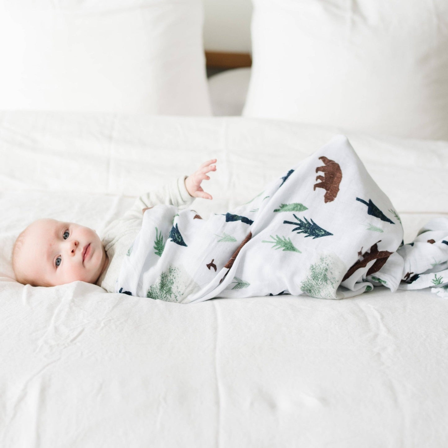 Starry Night BAMBOO RAYON MUSLIN SWADDLES: - Market 12