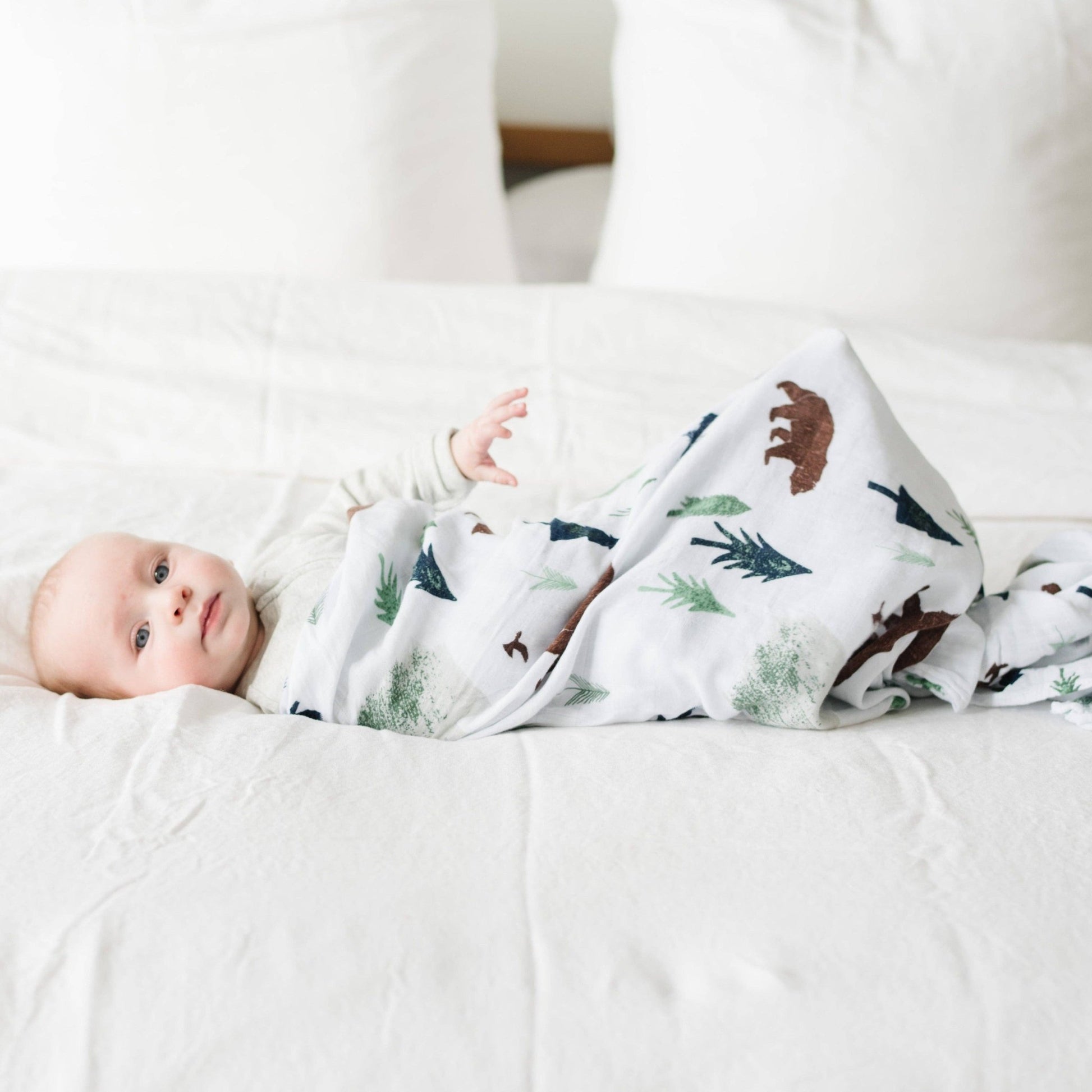 Starry Night BAMBOO RAYON MUSLIN SWADDLES: - Market 12
