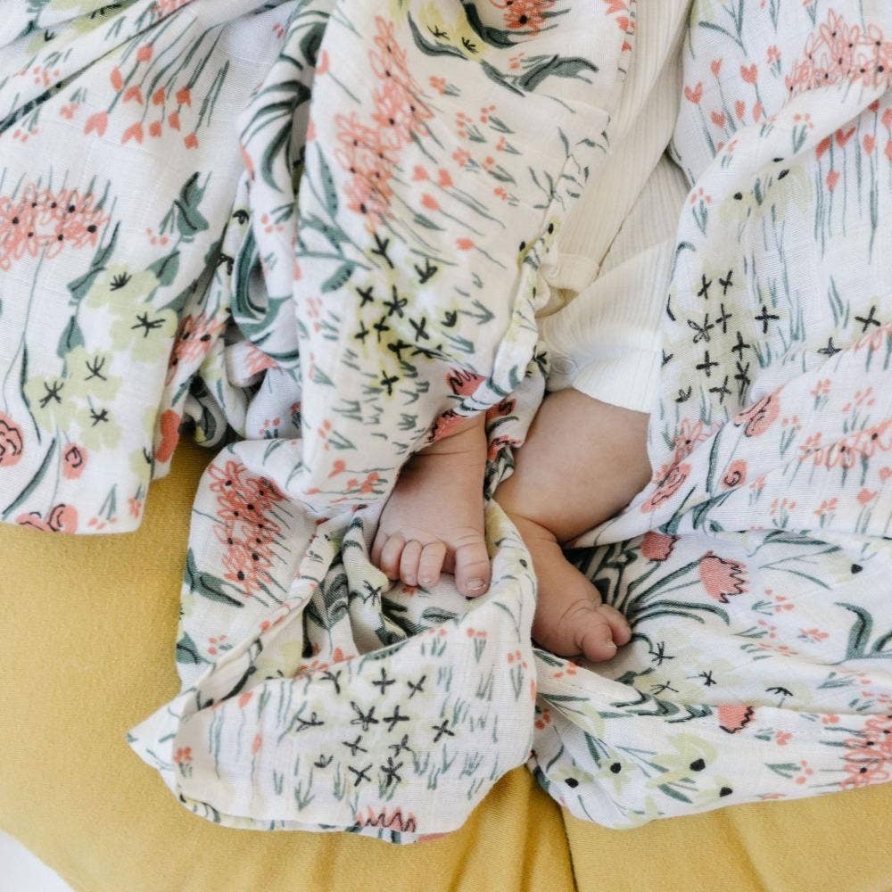 Starry Night BAMBOO RAYON MUSLIN SWADDLES: - Market 12