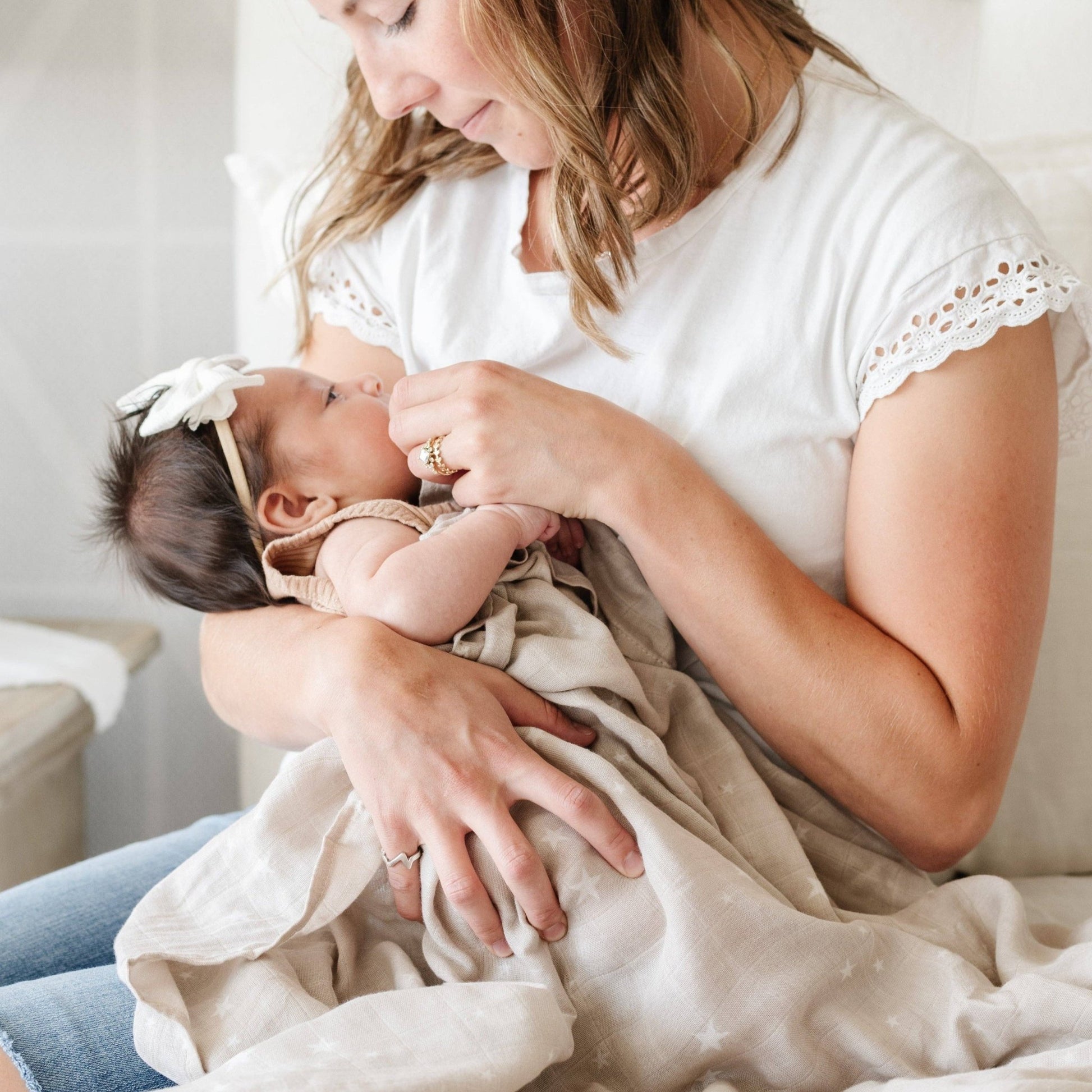 Starry Night BAMBOO RAYON MUSLIN SWADDLES: - Market 12