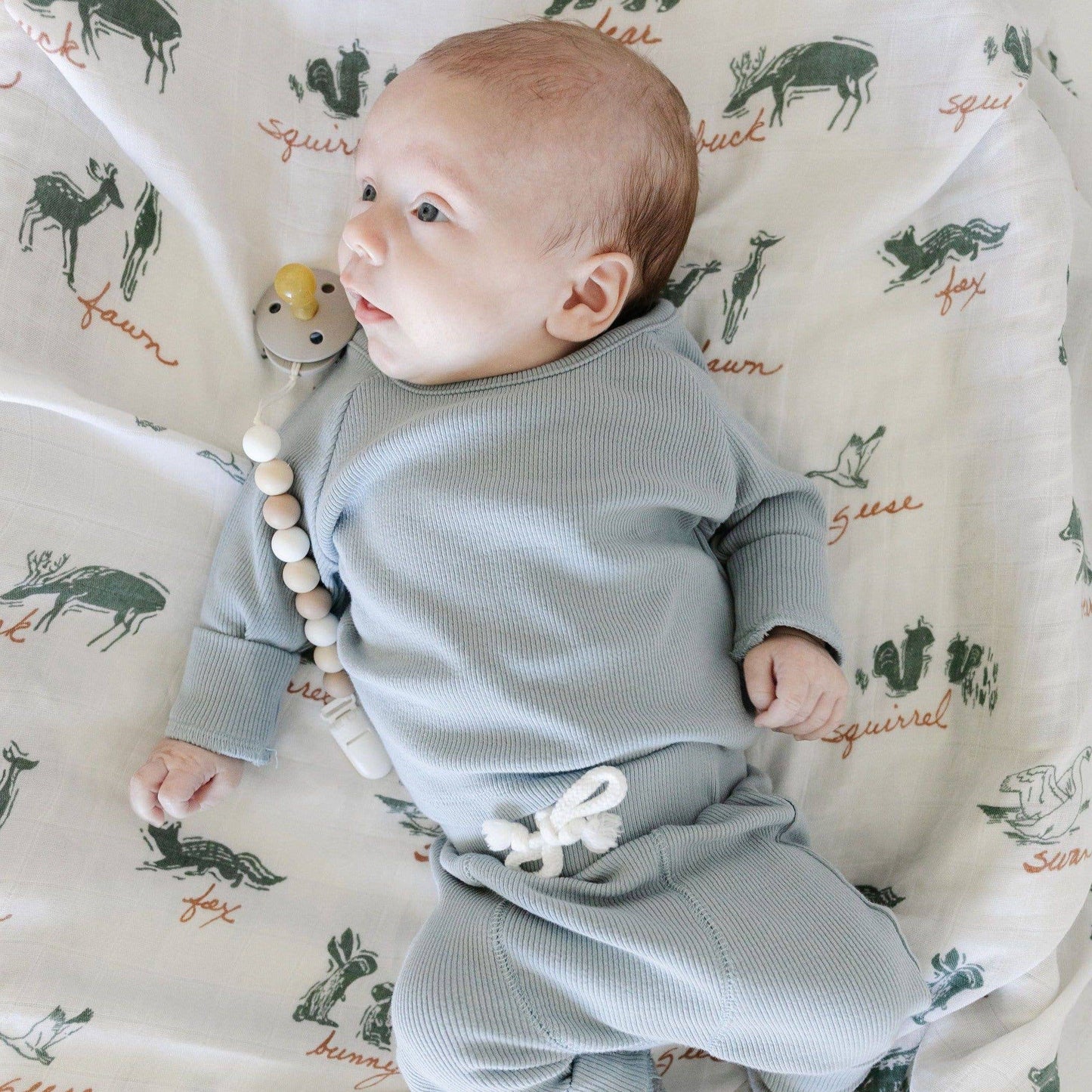 Starry Night BAMBOO RAYON MUSLIN SWADDLES: - Market 12