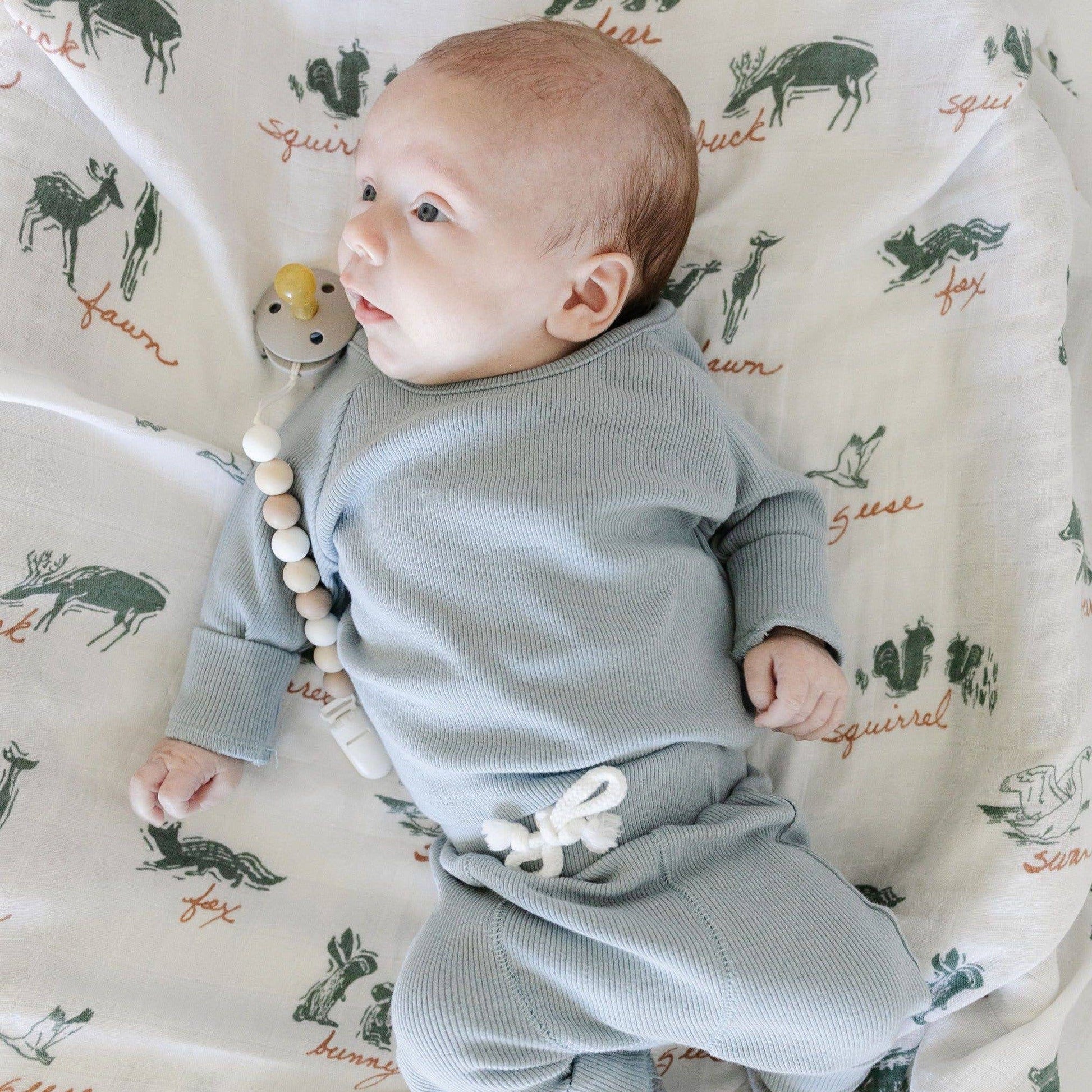 Starry Night BAMBOO RAYON MUSLIN SWADDLES: - Market 12