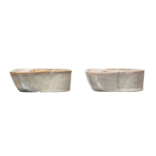 Stoneware Cracker and Soup Bowl, 2 Colors - Market 12